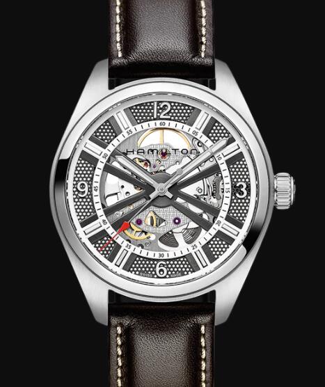 Hamilton Khaki Field Skeleton Automatic Replica Watch H72515585