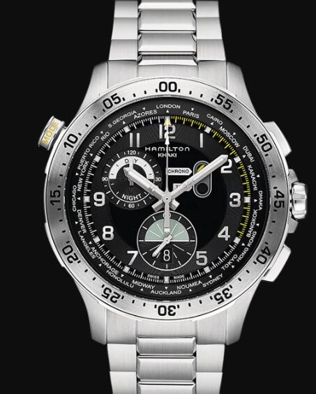Hamilton Khaki Aviation Worldtimer Chrono Quartz Watch Review Replica Cheap Price H76714135