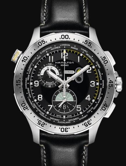 Hamilton Khaki Aviation Worldtimer Chrono Quartz Watch Review Replica Cheap Price H76714735