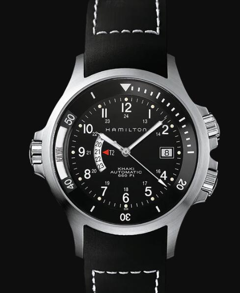 Hamilton Khaki Navy Review GMT Automatic Watch Replica H77615333