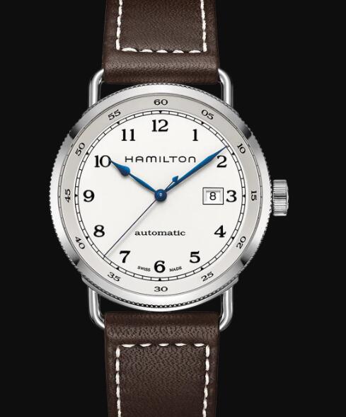 Hamilton Khaki Navy Review Automatic Watch Pioneer Silver Dial Replica H77715553