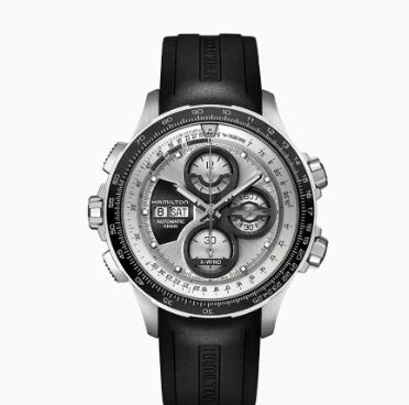 Hamilton KHAKI AVIATION X-WIND AUTO CHRONO AUTOMATIC WATCH Review Replica Cheap Price H77726351