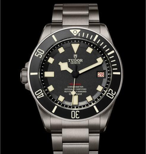 Replica Tudor Pelagos Titanium Black Bracelet LHD Watch 25610TNL-0001