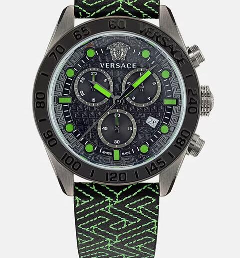 Versace Greca Dome Chrono Watch for Men Replica PVE6K002-P0023