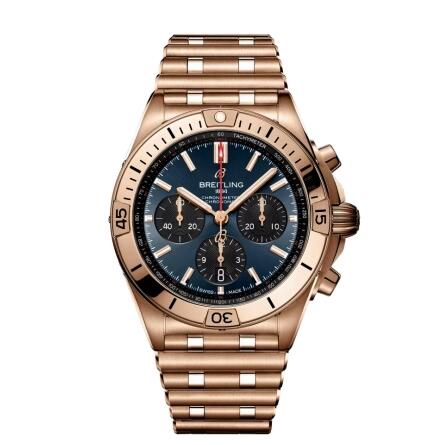 Breitling Chronomat B01 42 Super Bowl LVIII Rouleaux Replica Watch RB01343A1C1R1