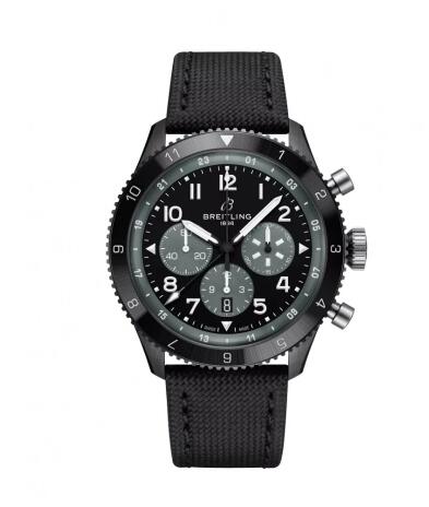 Breitling Super AVI B04 Chronograph GMT 46 Mosquito Night Figher Replica Watch SB04451A1B1X1