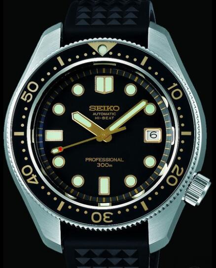 Seiko Watch Seiko Prospex SLA025 Stainless Steel - Black Dial - Silicone Strap