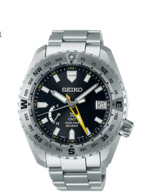 Seiko Watch Prospex LX Spring Drive GMT Seiko SNR025 Titanium - Bracelet Titanium