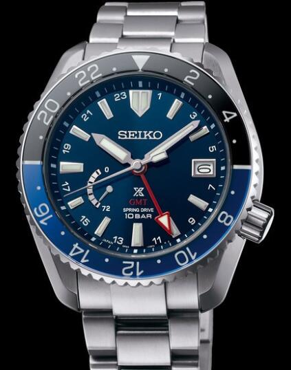 Seiko Watch Prospex LX Spring Drive GMT Seiko SNR033 Titanium - Bracelet Titanium