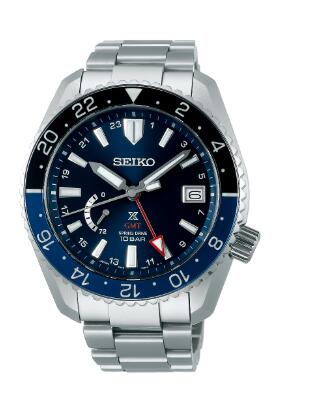 Seiko Watch Prospex LX Spring Drive GMT Seiko SNR033 Titanium - Bracelet Titanium