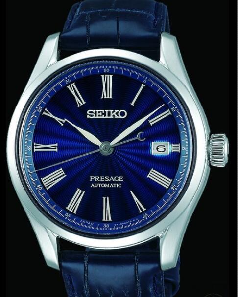 Seiko Watch Presage Modèle sans indicateur de réserve de marche SPB075J1 Stainless Steel - Crocodile Strap