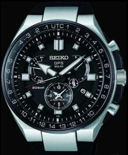 Seiko Watch Seiko Astron SSE169 Titanium - Silicone Strap