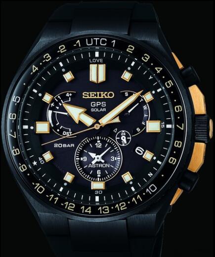 Seiko Watch Seiko Astron SSE174 Titanium - Silicone Strap