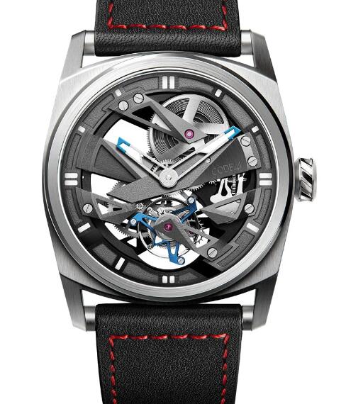 Code41 T360 Tourbillon NativeDNA Black & Blue Replica Watch T360-C1-42-TI5-BB-BL