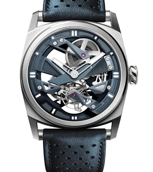 Code41 T360 Tourbillon NativeDNA Blue, Grey & White Replica Watch T360-C1-42-TI5-BG-WH