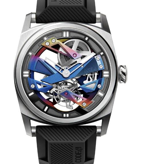 Code41 T360 Tourbillon NativeDNA Rainbow & White Replica Watch T360-C1-42-TI5-RB-WH