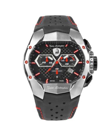 Lamborghini GT1 SS Chrono Watch Red Copy Watch T9GA-SS