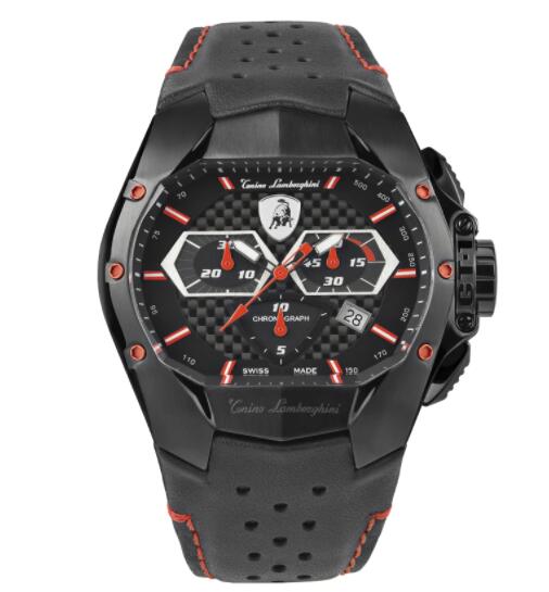 Lamborghini GT1 Chrono Watch red Fake Watch T9GA