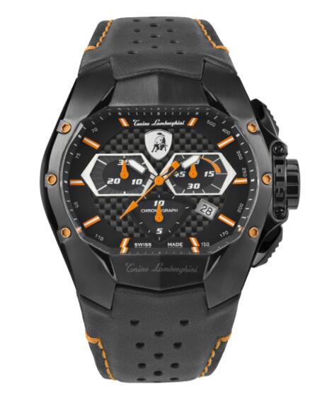 Lamborghini GT1 Chrono Watch orange Fake Watch T9GB