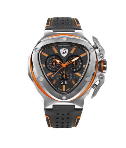 Lamborghini Spyder X SS Chrono Watch Orange Copy Watch T9XB-SS