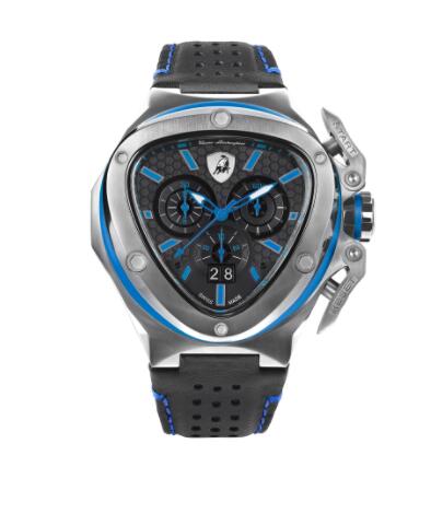 Lamborghini Spyder X SS Chrono Watch Blue Copy Watch T9XC-SS