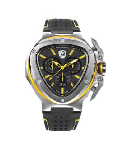 Copy Lamborghini Spyder X Chrono Watch yellow T9XE