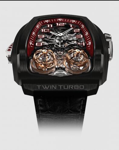 Jacob & Co Replica Watch Twin Turbo Tourbillon Repeater Black DLC TT100.21.NS.NK.C