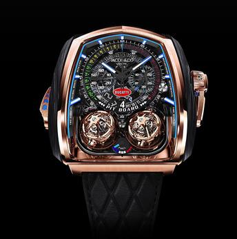 Jacob & Co. Twin Turbo Furious Bugatti Rose Gold TT200.40.AB.AB.A Replica Watch