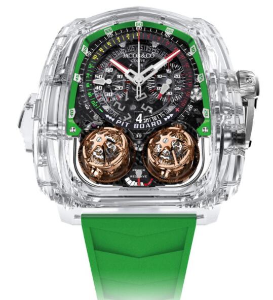 Jacob Co Twin Turbo Furious Sapphire Crystal Replica Watch TT220.80.AA.AA.ABVEA