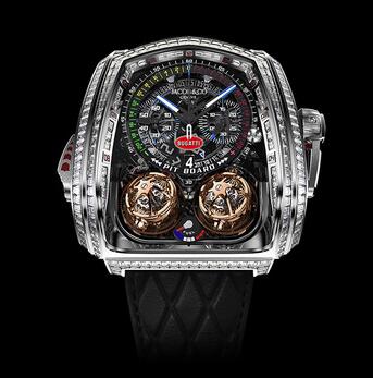 Jacob & Co. Twin Turbo Furious Bugatti Baguette TT800.30.BD.UA.A Replica Watch