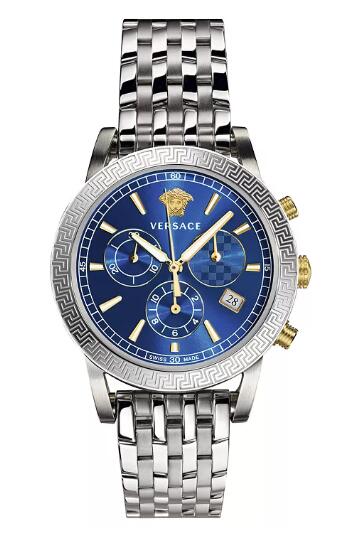 Replica Versace Women's Swiss Chronograph Sport Tech Stainless Steel Bracelet Watch 40mm