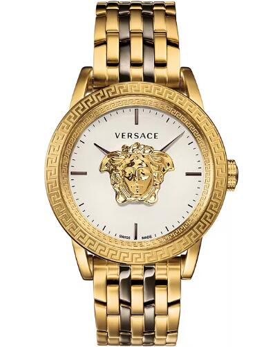 Replica Versace Men's Swiss Palazzo Empire Two-Tone Stainless Steel Bracelet Watch 43mm
