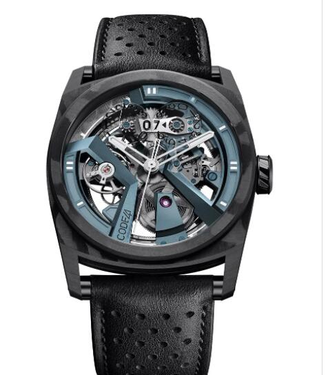 Code41 X41 Edition 5 Aerocarbon Blue Replica Watch X41-42-CAR-GR-WH